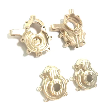 

RER11406 Brass Front Outer Portal Housing Set for 1/10 RC Crawler Car Redcat GEN8 Scout II RER11333