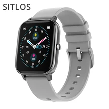 Sitlos p8 pro 2020 homens nova temperatura relógio inteligente ip67 mutli-modo esporte à prova dip67 água monitoramento de freqüência cardíaca para ios android telefone