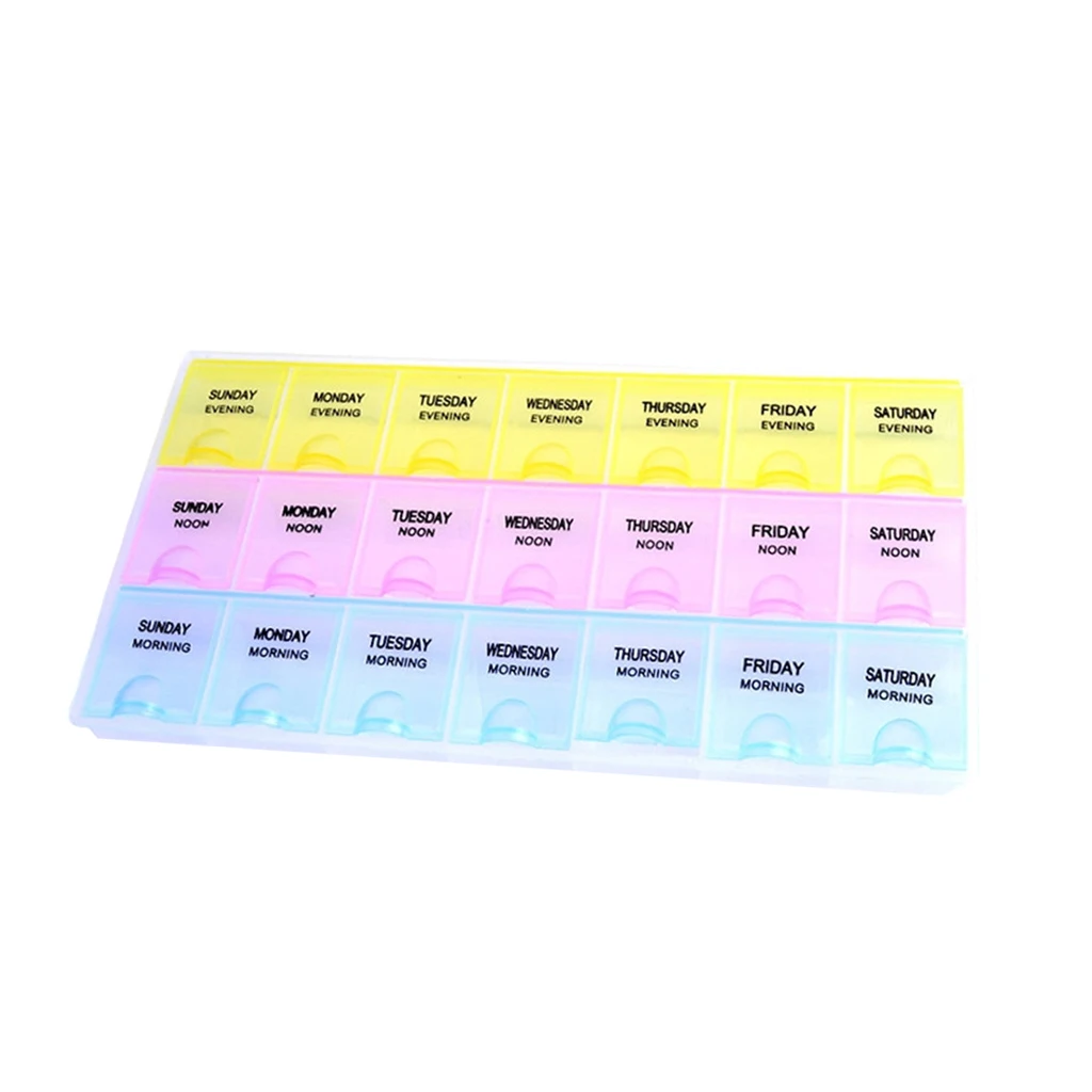 Mag 21Grids Nail Storage Box Case Plastic Container Art Accessory - Цена: US $1.65