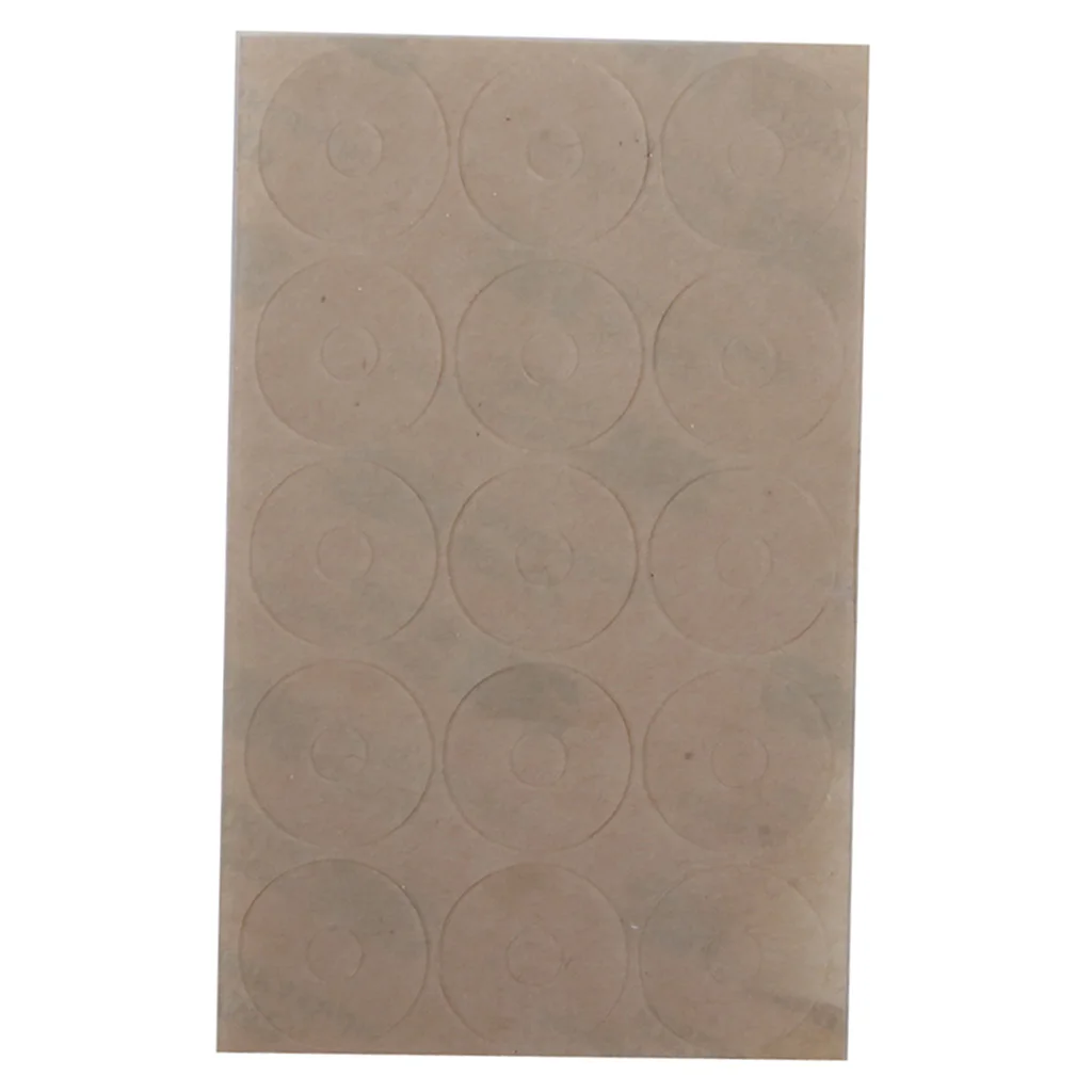 Adhesive Non-slip Grips for Quilt Templates Ruler Non-slip Adhesive Rings,1 Sheet, 10  Pieces Total Semi-transparent