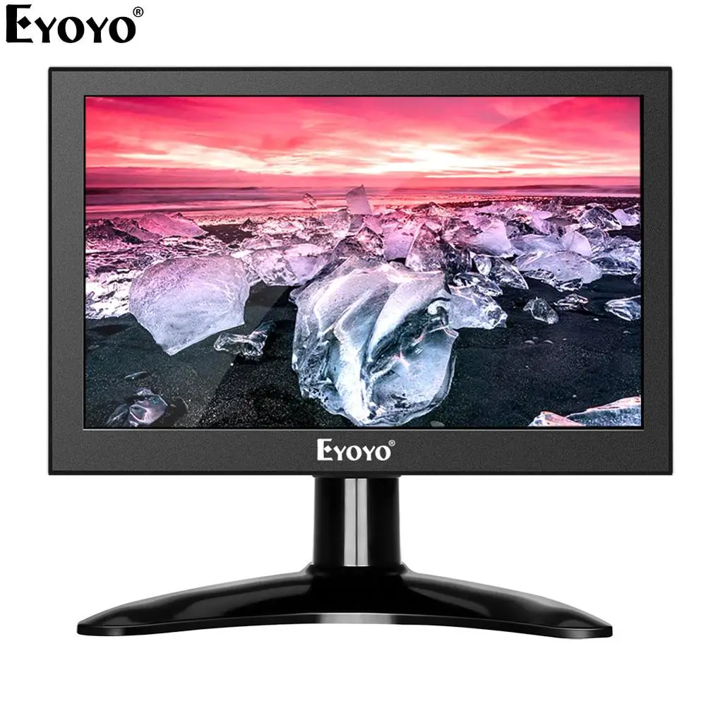 

Eyoyo EM07H 7 Inch Mini IPS 1280x800 LCD Monitor PC Computer Screen HDMI industrial Security Screen Display With VGA AV BNC