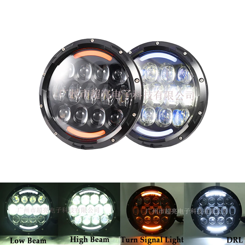 

Offroad 7inch LED Headlight 7'' Led Headllamps For 4x4 Lada Niva White DRL Turn Signal Headlamp For Jeep Wrangler suzuki samurai