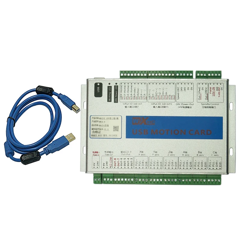 

3 4 6 Axis MACH3 USB 2MHz motion control card CNC Standard Board MK3 MK4 MK6 for CNC Router Milling Machine