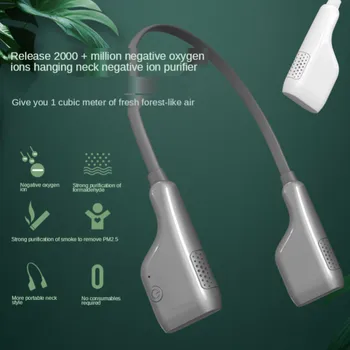 

New Neck-Mounted Negative Ion Air Purifier Portable Household Formaldehyde Removal Portable Purifier Mini