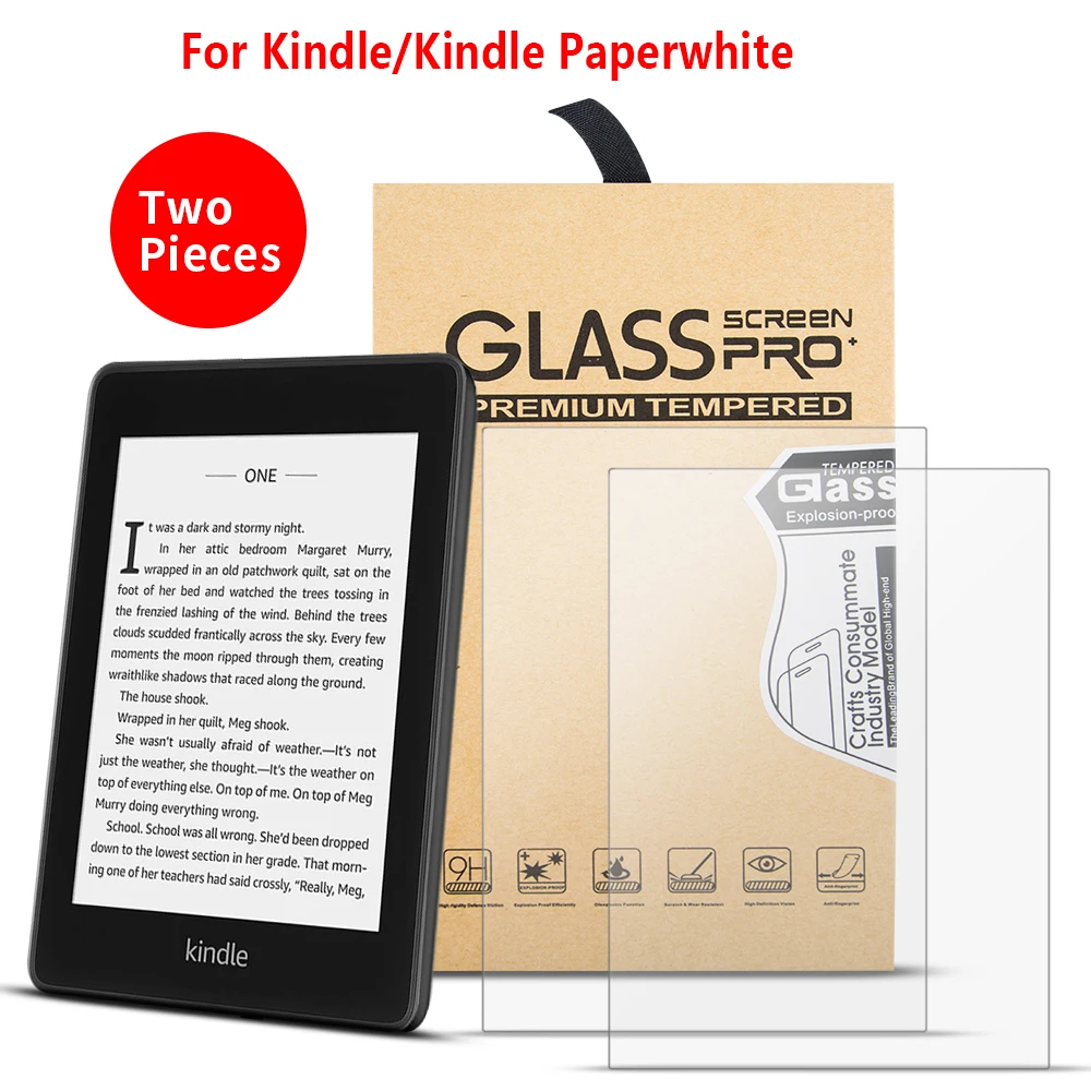 

2PCS/Lot Screen Protector case Film for Kindle 10th Generation 2019 Tempered Glass for Kindle Paperwhite 4 2018 Guard Glass