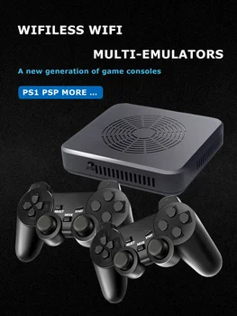 

WIFI Video Game Console For PS1/PSP/DC/N64/MD/FC Support 4 Players Built-in 3000+ Games 100 3D Games Consoles Support HDMI Out