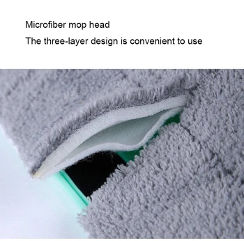 5 7 10PCS Microfiber Floor Mop Cloth Replace Rag Mop Self Wet And Cleaning Paste Microfiber Floor Mop Cloth