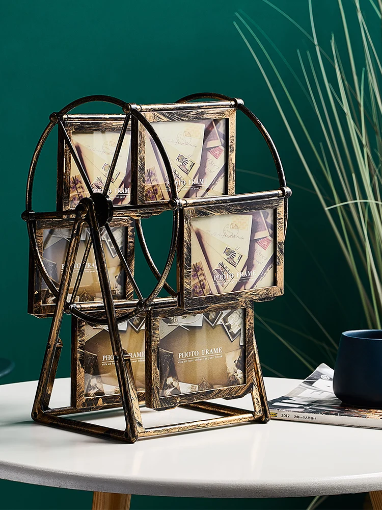 Creative Nordic Interior Ferris Wheel Decoration Home Living Room Decoration Room Photo Frame Picture Frames