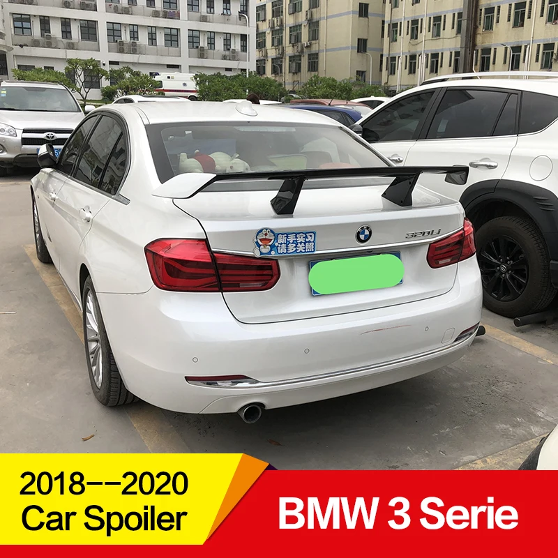 

Use for BMW 3 Serie spoiler 2018 2019 year g20 ABS plastic material rear wing EX style Sport Accessories