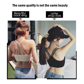 Sexy Women Sports Bra Tops High Impact For Gym Top Fitness Yoga Running Female Pad Sportswear Tank Tops Sport Push Up Bralette 2