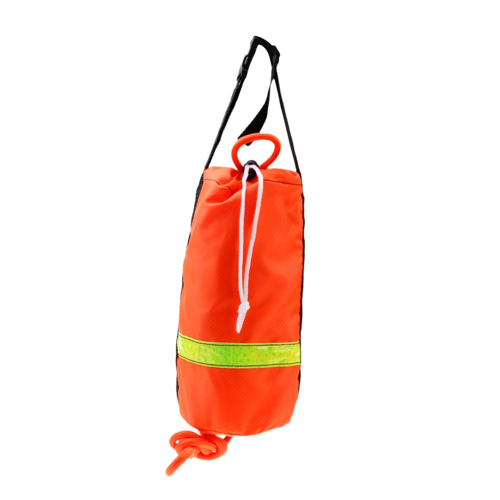 52.5/68.9/101.7ft 0.3' Reflective Buoyant Life Line Rescue Throw Rope Bag Kayaking Canoeing Boating Rafting 
