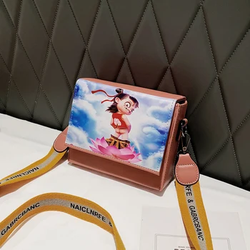 

2020 New Luxury Handbags Women Bags Designer Cartoon Girl Crossbody Bag Chain Box Bag Women's Shoulder Bags Rebels Messenger Bag