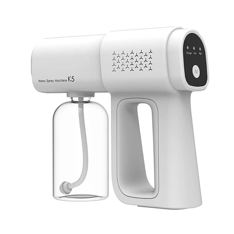 K5 Nano Spray Gun Sanitizer Sprayer USB Rechargeable Handheld Atomization Disinfection for Home Household Garden Supplies | Дом и сад