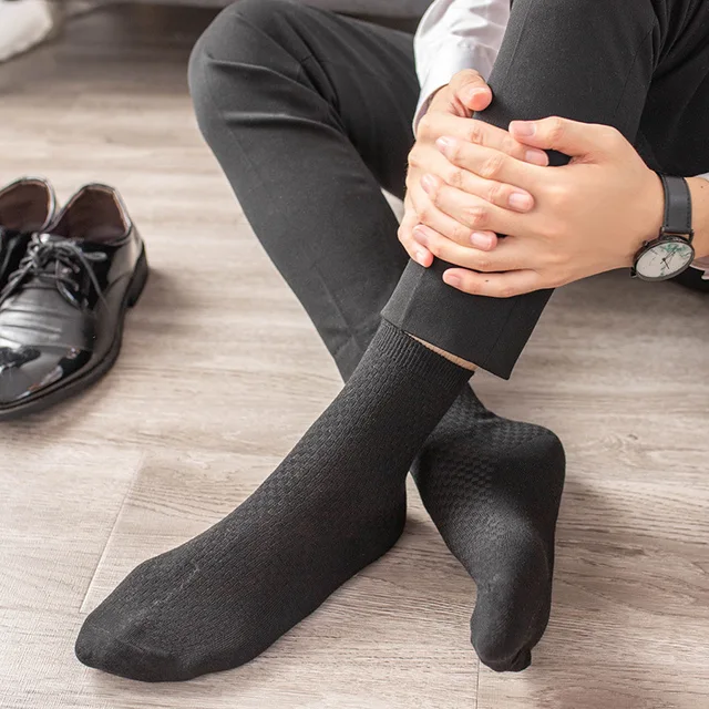 black dress socks