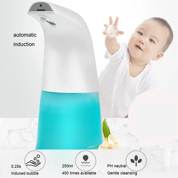 

250ML Waterproof Foam Liquid Dispenser Automatic Soap Dispenser Sensor Touchless Hand Washer Soap Dispenser Pump