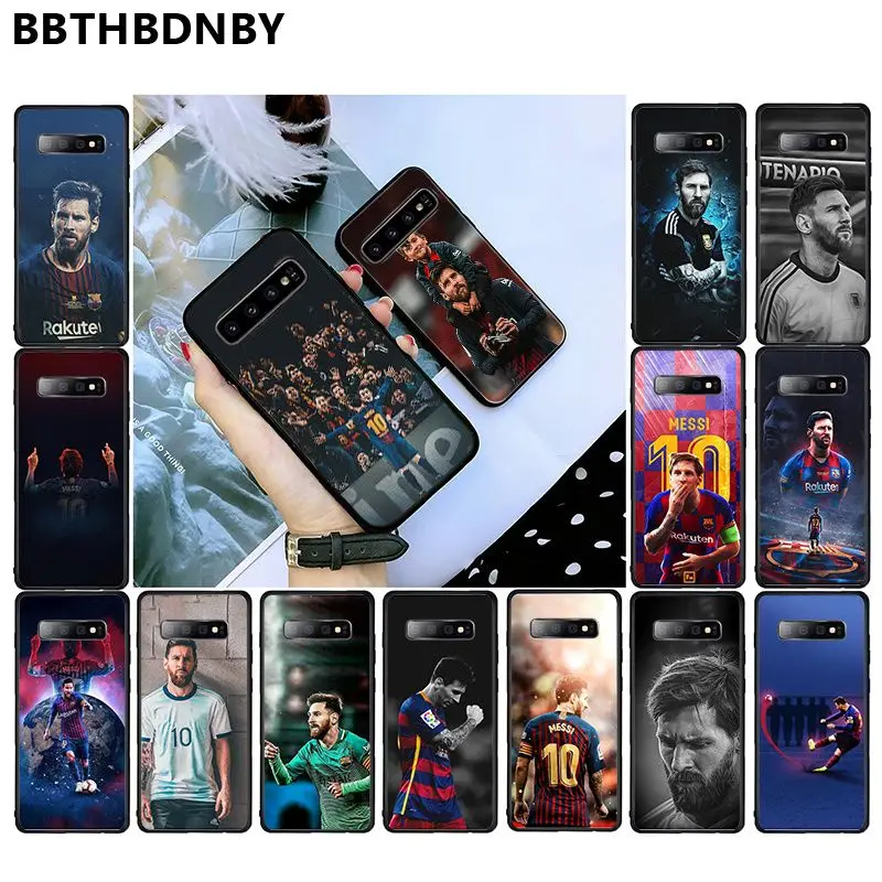 

For Galaxy S9 plus Messi Pattern TPU Soft Phone Etui for Samsung S9 plus S6 edge plus S7 edge S8 plus S10 plus