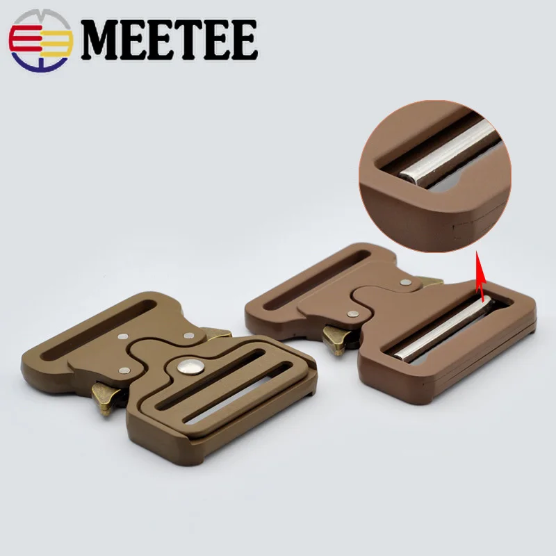 Meetee 1 шт./4 шт. металлические открывающиеся пряжки для наружного ремешка