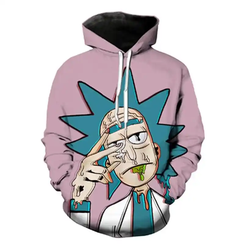 sudadera rick y morty