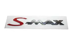 POKESS Car Accessor For Ford S-MAX Emblem Trunk Rear Number Letters Decals SMAX Tailgate Logo Stickers