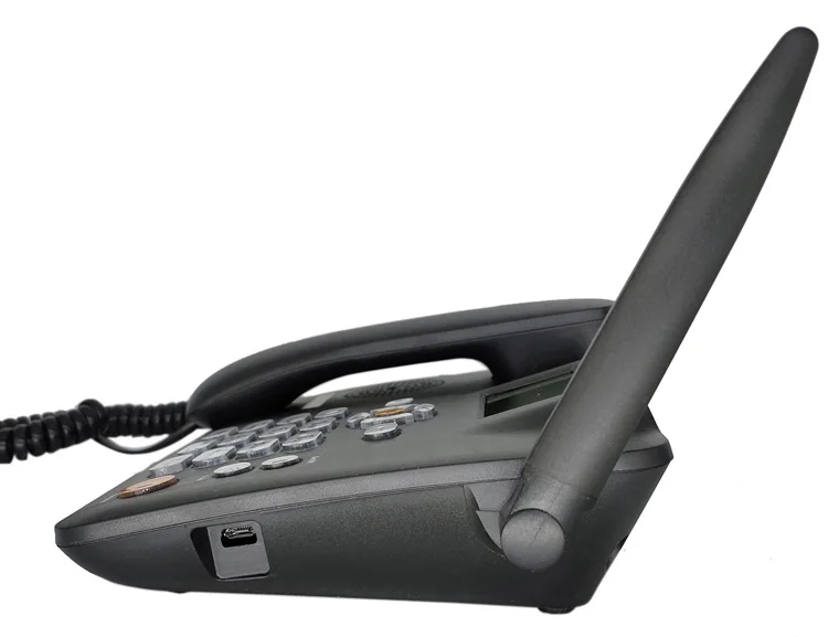 Беспроводной телефон Поддержка 2 GSM sim-карты фиксированный черный стационарный телефон стационарный беспроводной телефон домашний офис дом Арабский Русский