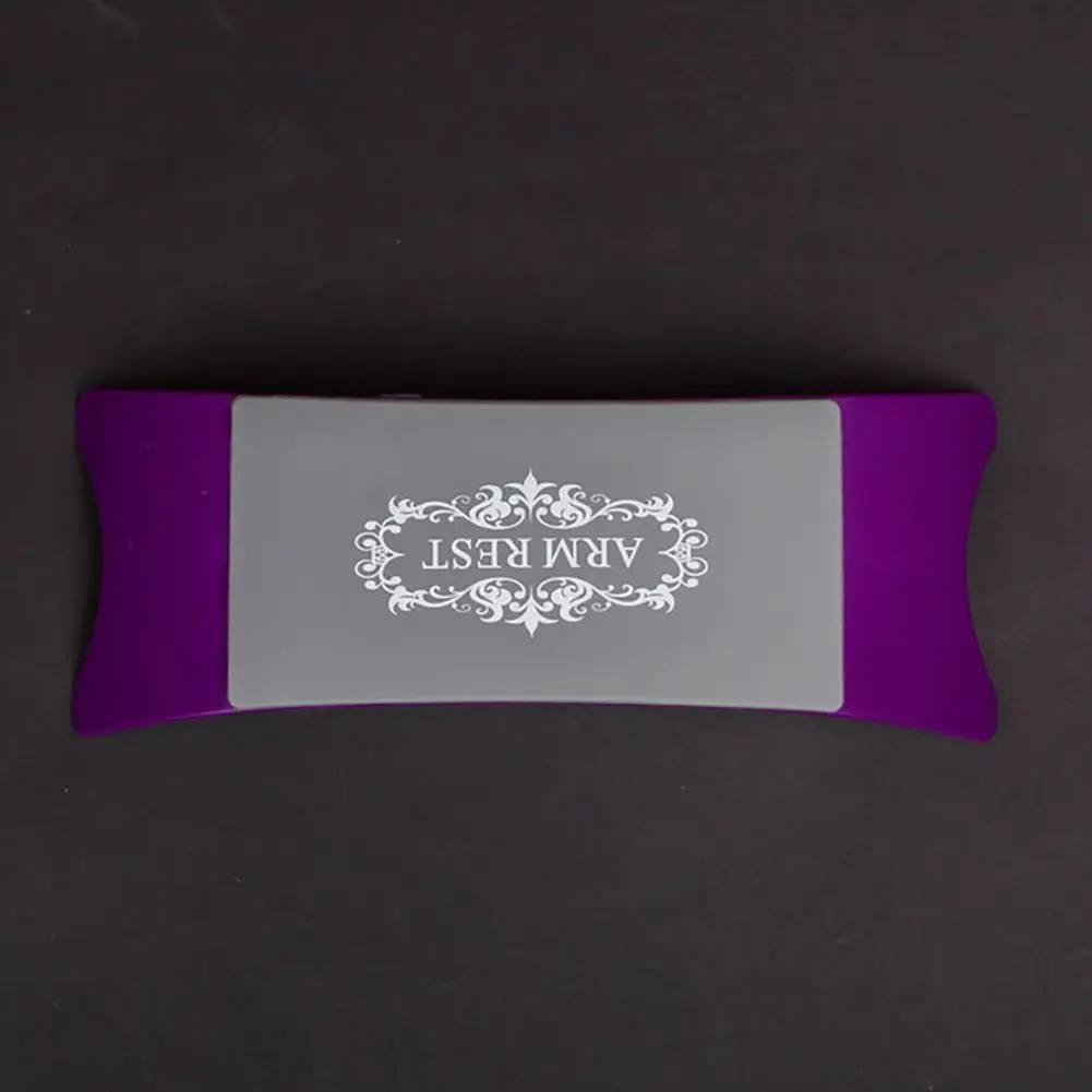 purple Маникюрный Стол удобные подставки для рук моющаяся подушка для рук держатель для подушки подлокотники для ногтей маникюрные инструменты - Цвет: purple