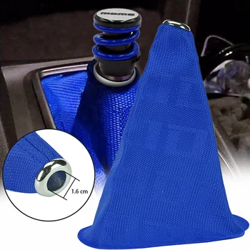 

Universal Car Gearstick Gaiter Shift Knob Gear Boot Sleeve Dust Cover Blue Cloth