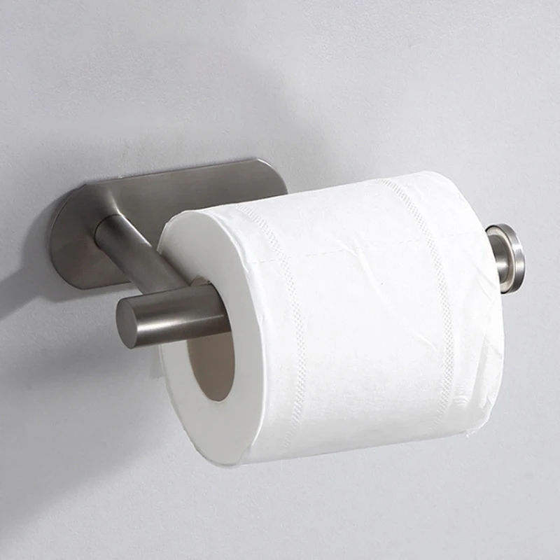 Bathroom Accessories Set Wall-mounted Towel Bar Toilet Paper Rack Stainless Steel Matte Black Bathroom Hardware Set