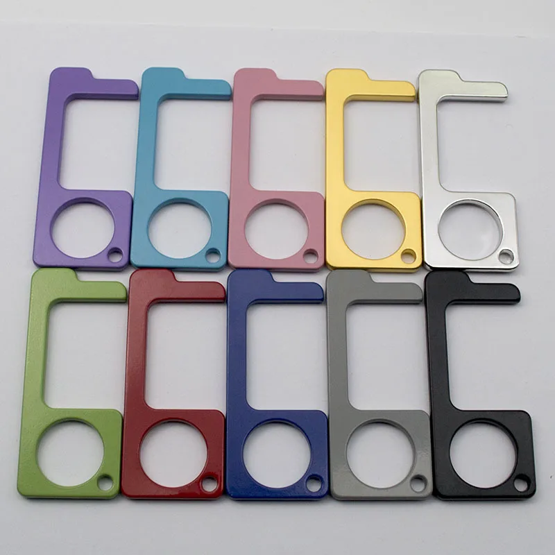 Кнопки сенсорного экрана Edc портативный Открыватель двери гигиенический ручной