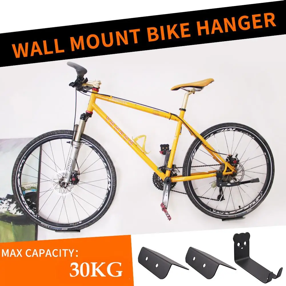 

Bike Wall Holder Bicycle Steel Wall Stand Holder MTB Hanging Rack Wall Mounted Hanger Holders Storage For Indoor 30kg Capacity