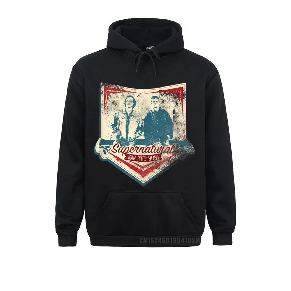 Hoodies Supernatura Sam Dean Join The Hunt Badge T-Shirt__194 Fall Funny Hip hop Long Sleeve  Men Sweatshirts Hip hop Clothes Supernatura Sam Dean Join The Hunt Badge T-Shirt__194black