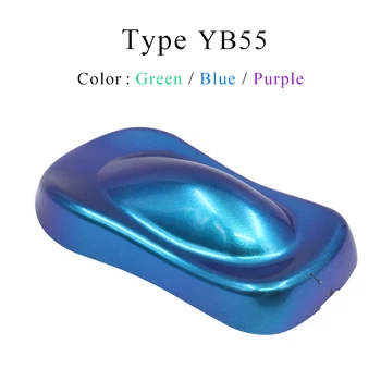 

YB55 Chameleon Pigments Acrylic Paint Powder Coating Chameleon Dye for Cars Arts Crafts Nails Decoration Painting Supplies 10g
