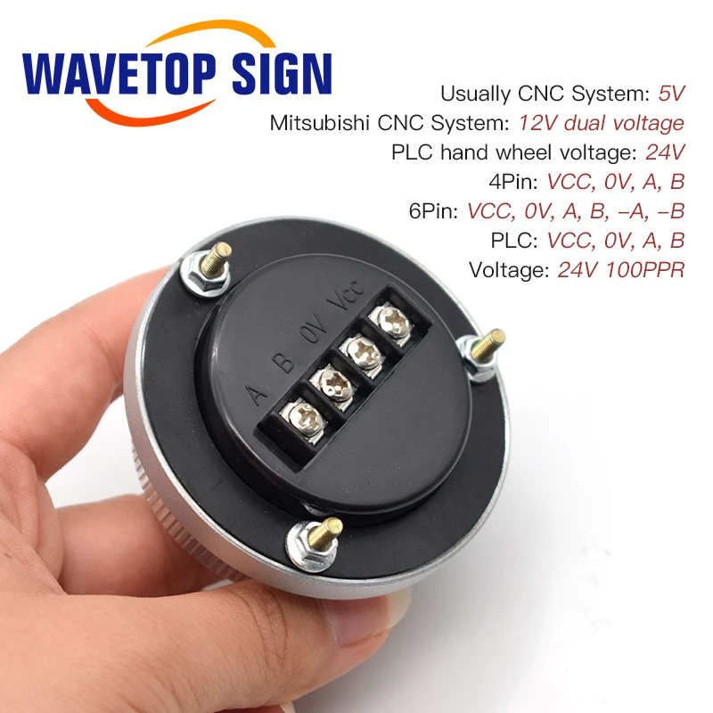 6pin Pulser Handwheel Differential Output 5V VGW8-5L100S CNC Handwheel Combine Made 6pin Pulser Handwheel Differential Output 5V VGW8-5L100S CNC Handwheel Combine Made