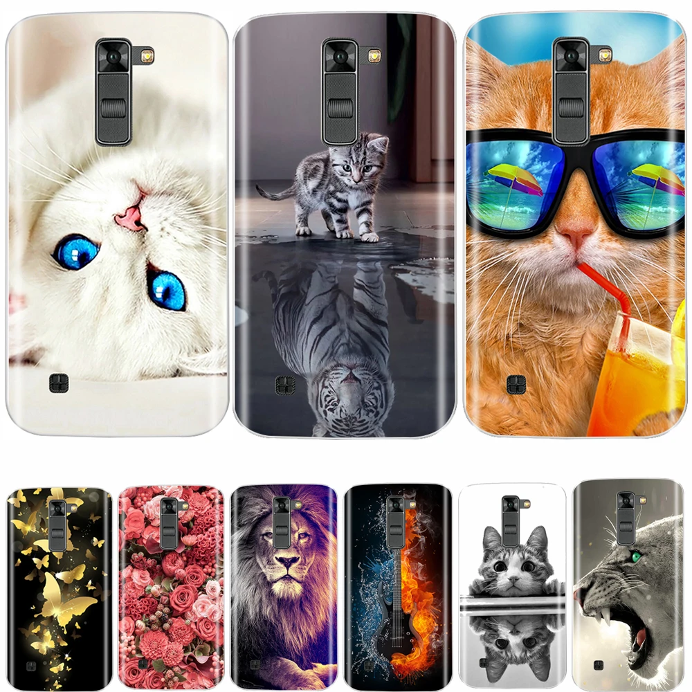 

Phone Cases For LG K7 X210 X210DS EU Version Soft Silicone TPU Fashion Pattern Painted Back Cover For LG K7 Case