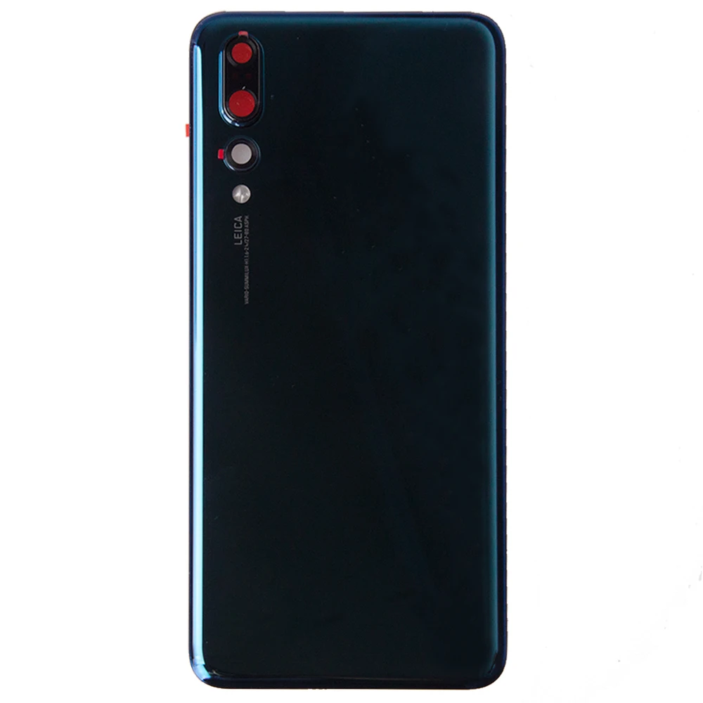 Стеклянная крышка батареи для huawei P20 Pro Задняя Дверь Корпус чехол Замена+ объектив камеры для huawei P20 Plus