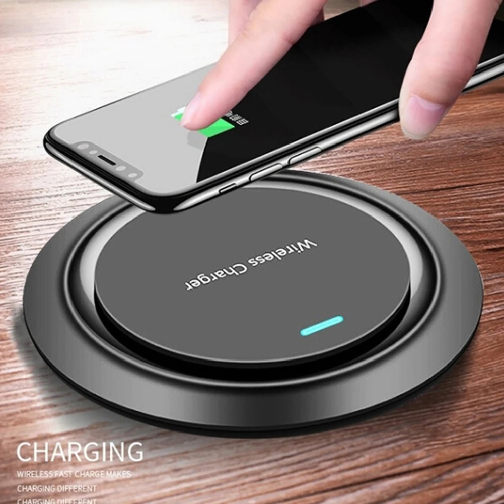 

5W fast wireless charger with Micro USB for iPhone X Xs MAX XR 8 plus charger for Samsung S8 S9 Plus Note 9 8 Qi USB charger