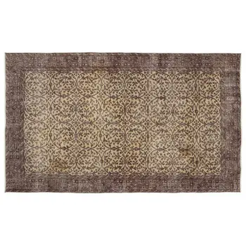 

Handmade Natural Vintage Turkish Area Rug 150x258 Cm-4'11''X8'6''