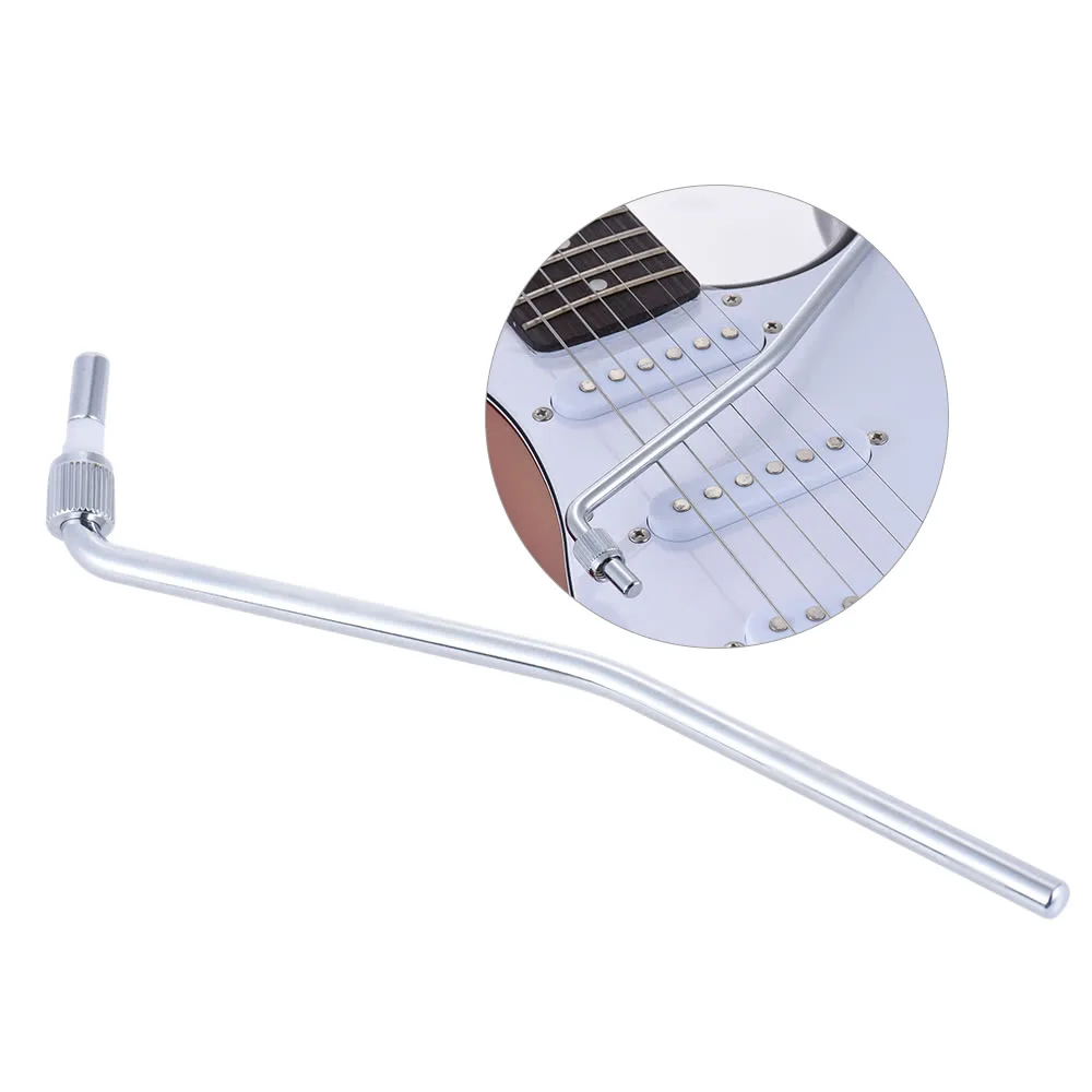 Черный Электрогитара Tremolo Trem Vibrato Arm Whammy Бар угловой рычаг для Floyd Rose мост системы черный - Цвет: Черный