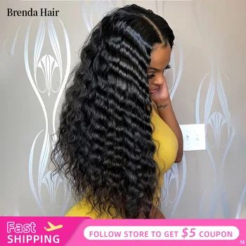 

Deep Wave Wig 13x4/13x6 Lace Frontal Wig For Black Women Remy Human Hair Lace Front Human Hair Wigs Brazilian Hair Wig