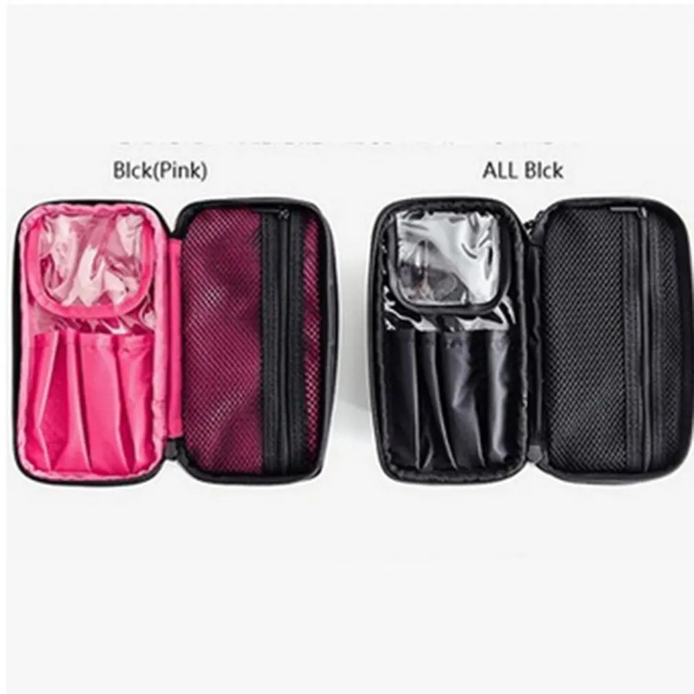 

Nylon Storage Bag Double Zipper Contain Carrying Case Nail Polish Bag Holder Bottles Storage bag