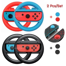 Nintendoswitch-Handle-Grips Switch-Games Steering-Wheel Con-Controller Racing Joy 