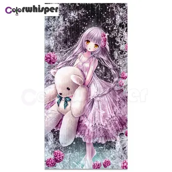 

Diamond Painting 5D Diy Full Square Drill Cartoon Girl Princess Teddy Bear Daimond Embroidery Resin Mosaic Art for Room LE00377