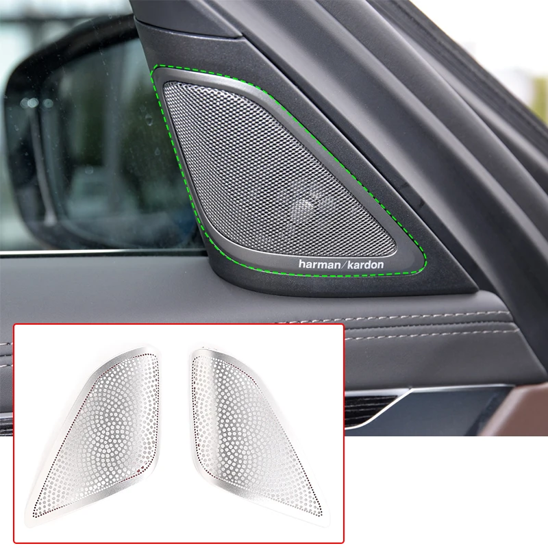 Aluminum Alloy Car Audio Speaker Tweeters Cover Trim Accessories For