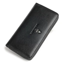 New Men Wallets High Quality Card Holder Carteira Men Wallets Zipper Phone Pocket Multifunction Wallet For Men billetera hombre