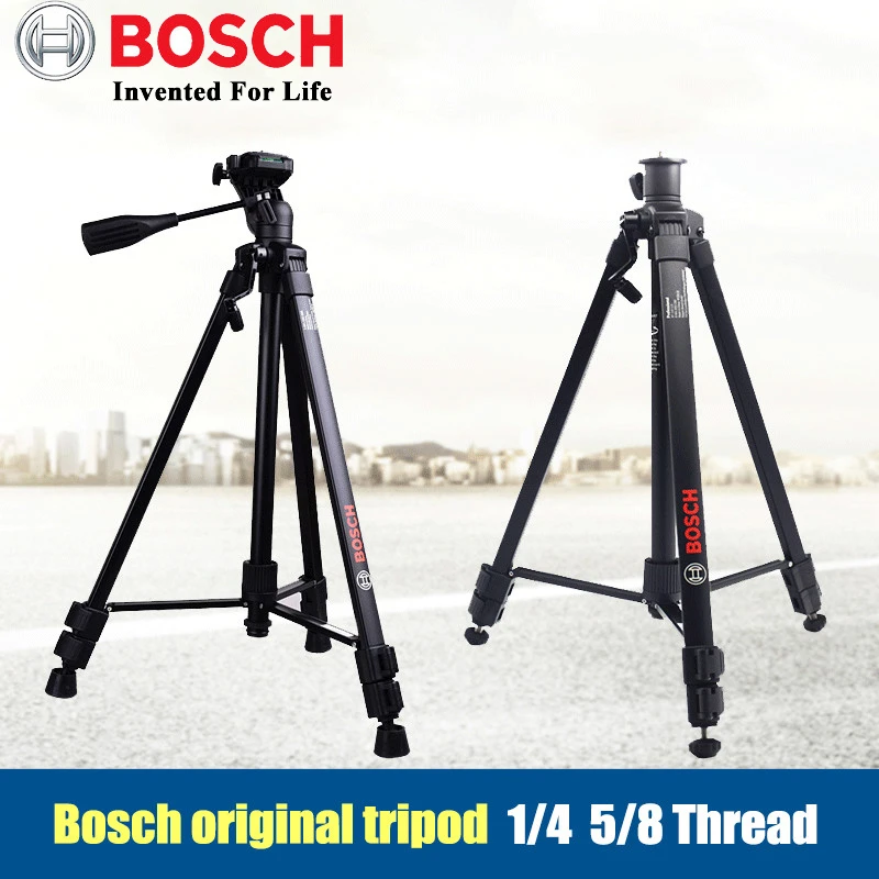 Bosch trípode de nivel infrarrojo BT150 Original, Soporte de Nivel láser de 1 4 niveles 1/4 para GLL30G/GLL3 60XG 5/8 para 15X y GLL5 50X|Accesorios y piezas para instrumentos| AliExpress