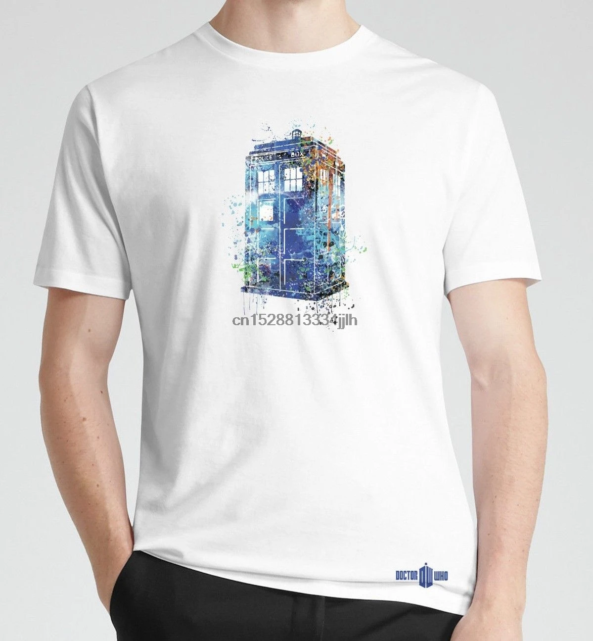 Doctor Who Tardis - MENS T-shirt T Shirt Tee Birthday Gift SCI-FI TV Show | Мужская одежда