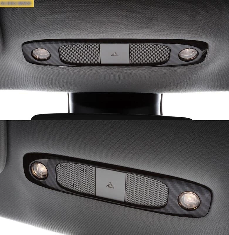 Заднее сиденье чтения свет крышка отделка украшения полосы интерьера крыши лампы рамки автомобильные аксессуары для tesla модель 3
