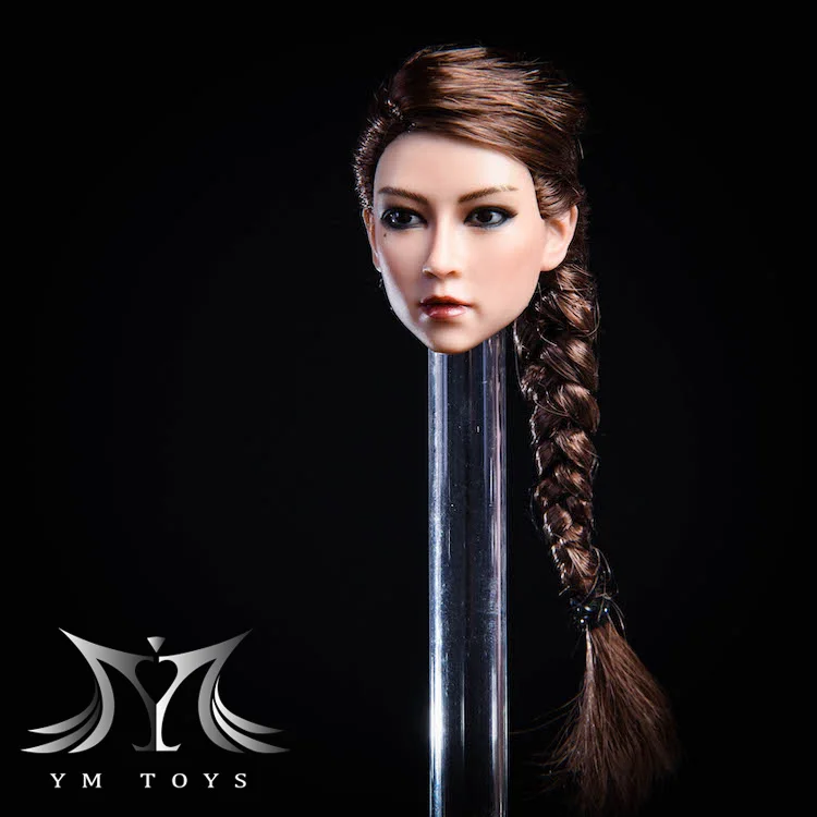 YMTOYS 1/6 YMT020 A/B/C женский Азиатский я голова скульптура резьба Fit 1" фигурка тела куклы для 12 дюймов женское тело