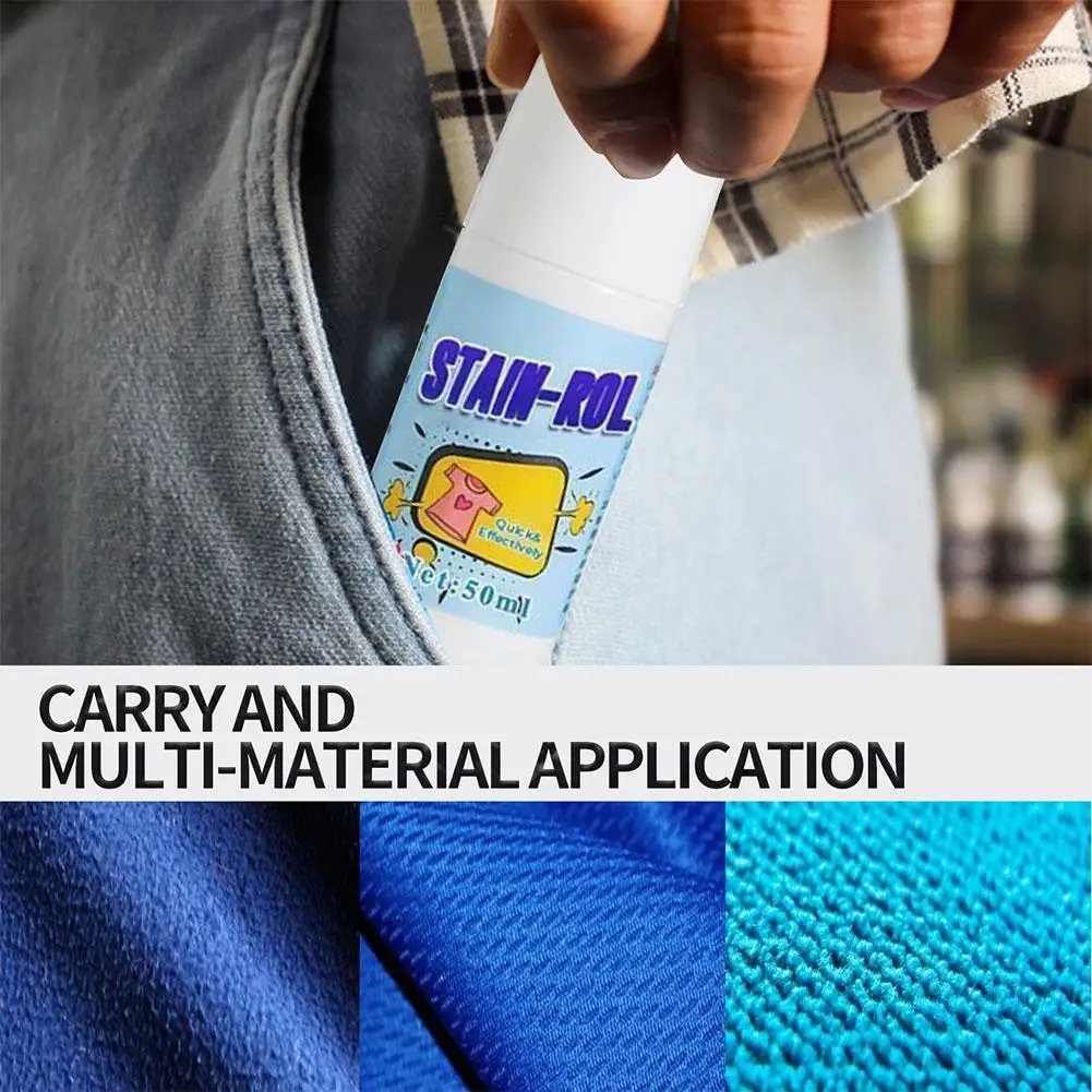 Stain Remover-Roller Head Cleaner No-Washing Clothes Stain Removing Ball Degreasing Stain Cleaner For Pocket Easy Carry