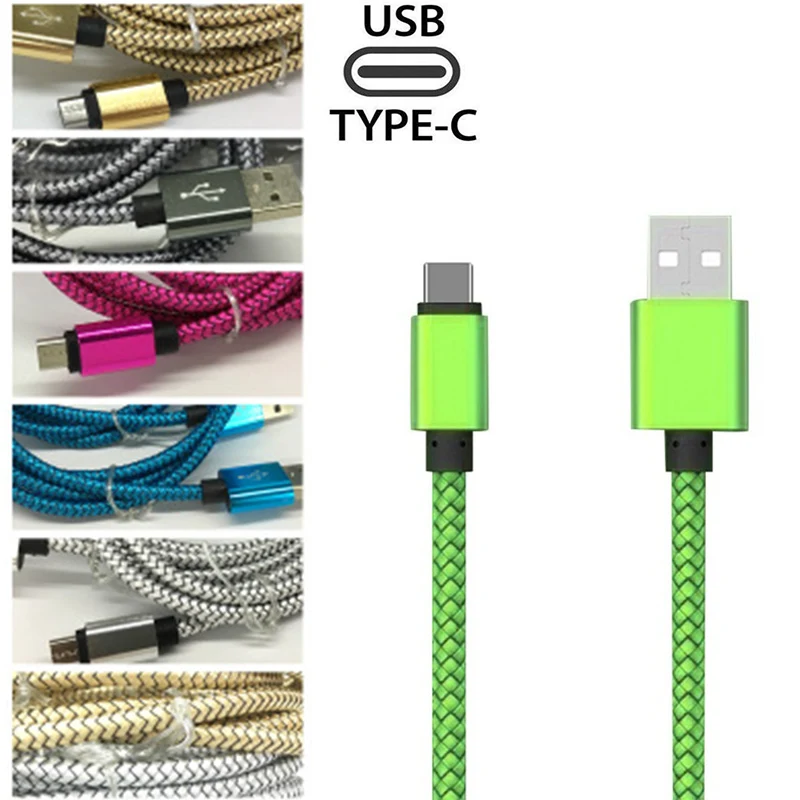 

USB Type C Cable for Xiaomi Redmi Note 7 Mi 9 Fast Charging Data Sync USB C Cable for Huawei P10 Honor 9X 8 Enjoy 9S 9e Type-C