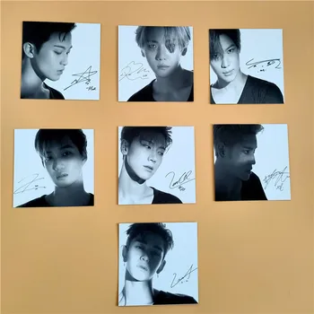 

KPOP 7pcs/set SuperM New Album Jopping Signature LOMO Card Photo Card BAEKHYUN KAI MARK LUCAS TEN Fans Collection